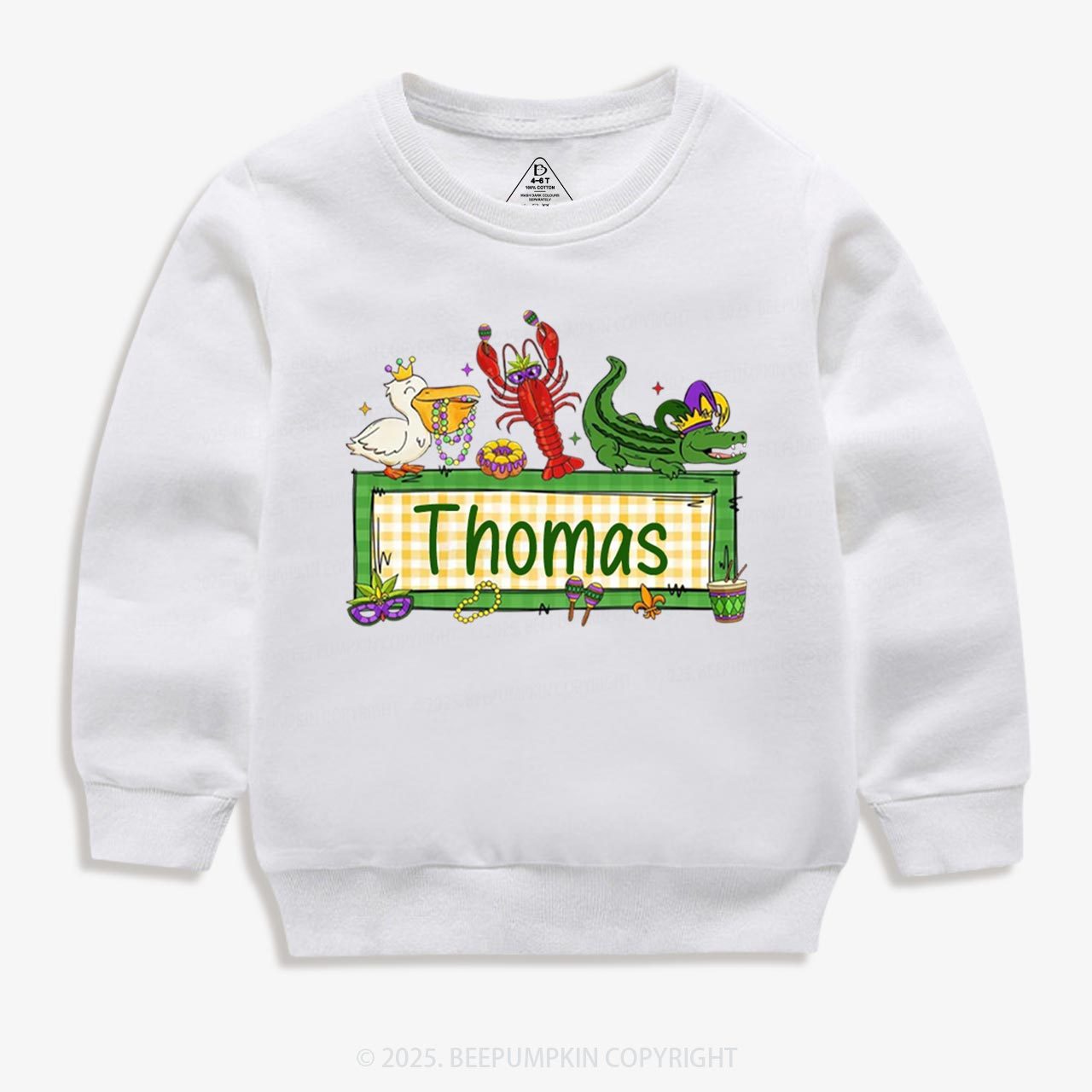 Personalized Tiny Parade Nameset Kid's Sweatshirt