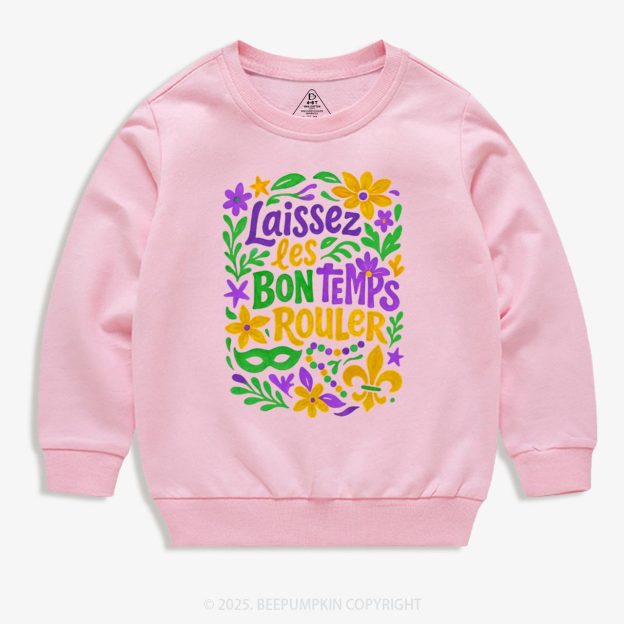Laissez Les Bon Temps Rouler Kid's Sweatshirt