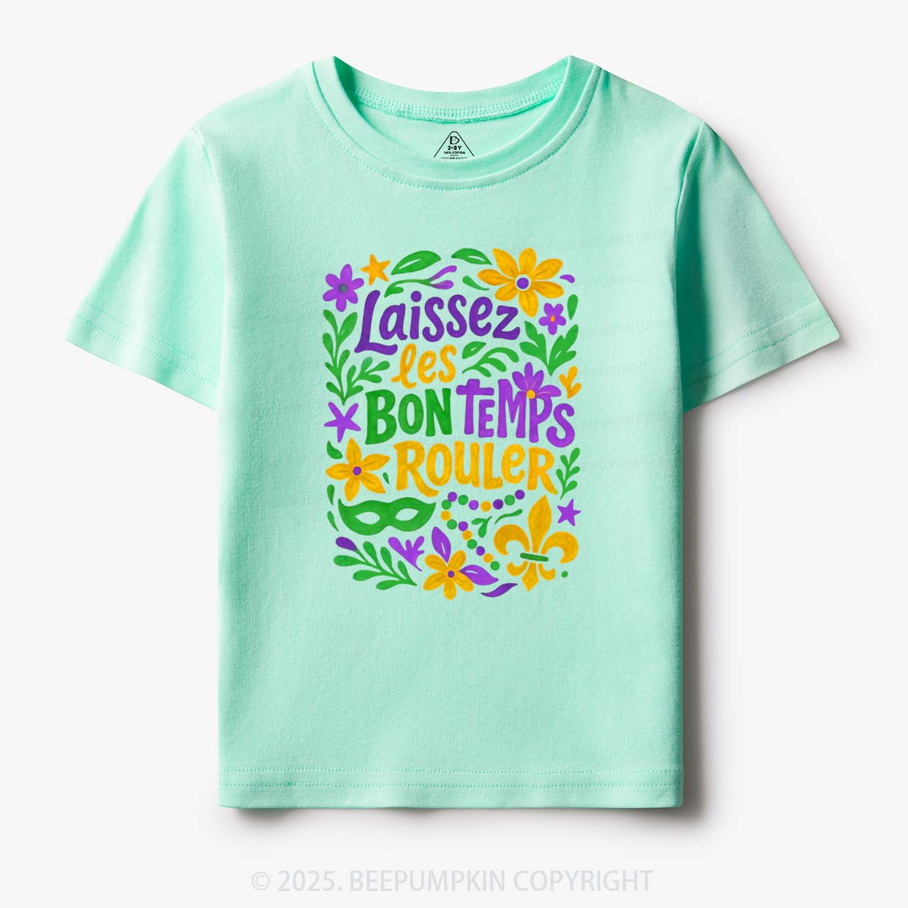 Laissez Les Bon Temps Rouler Toddler&Kid's Tees Beepumpkin