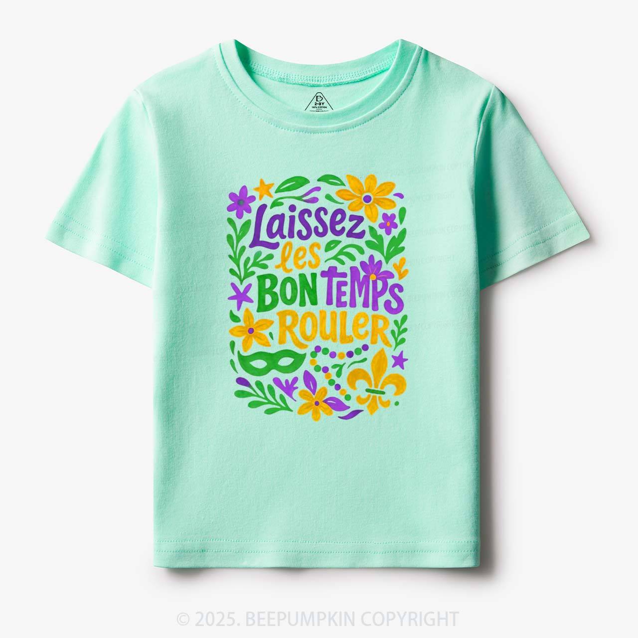 Laissez Les Bon Temps Rouler Toddler&Kid's Tees Beepumpkin
