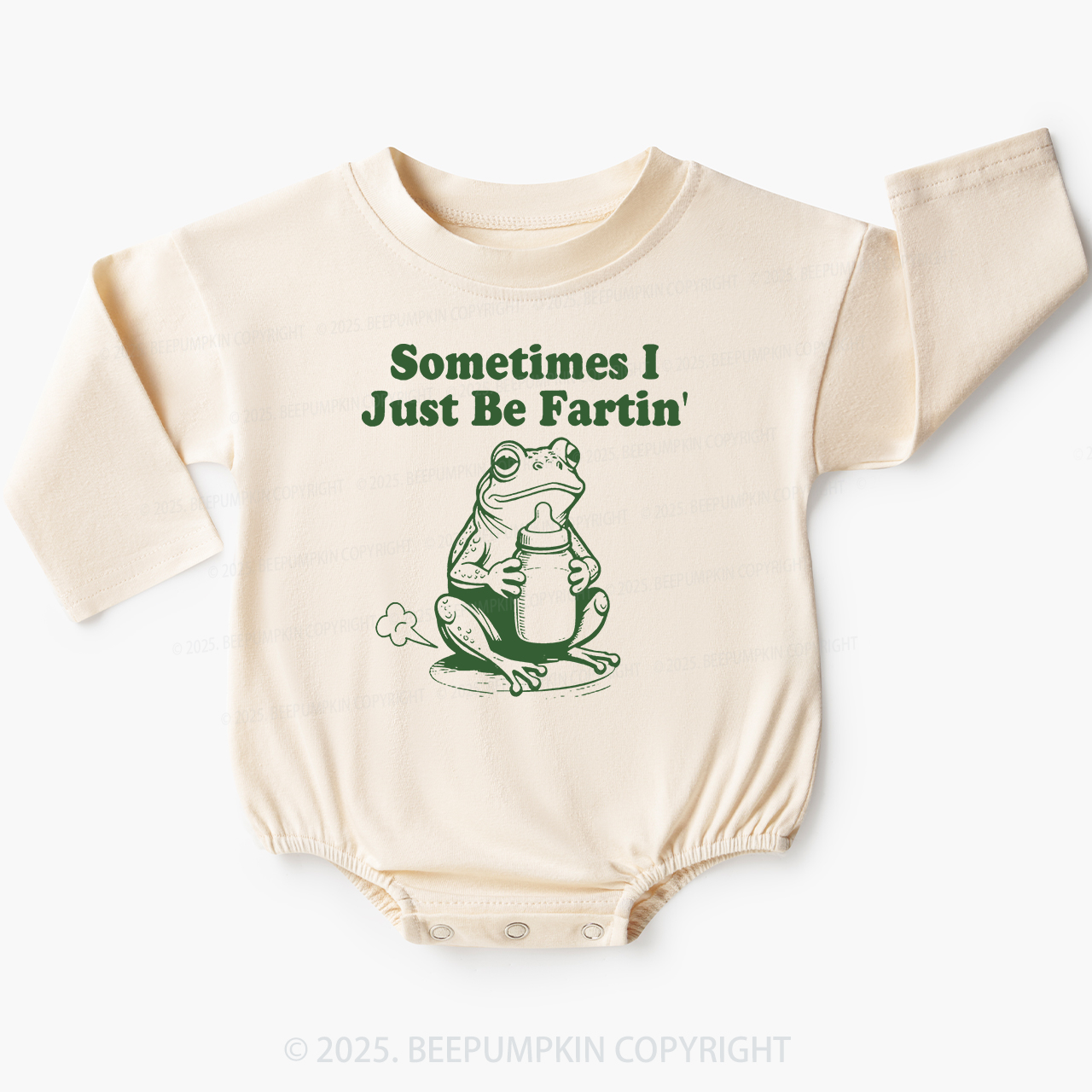 Fart Joke Sometimes I Just Be Fartin Baby Bubble Romper Beepumpkin