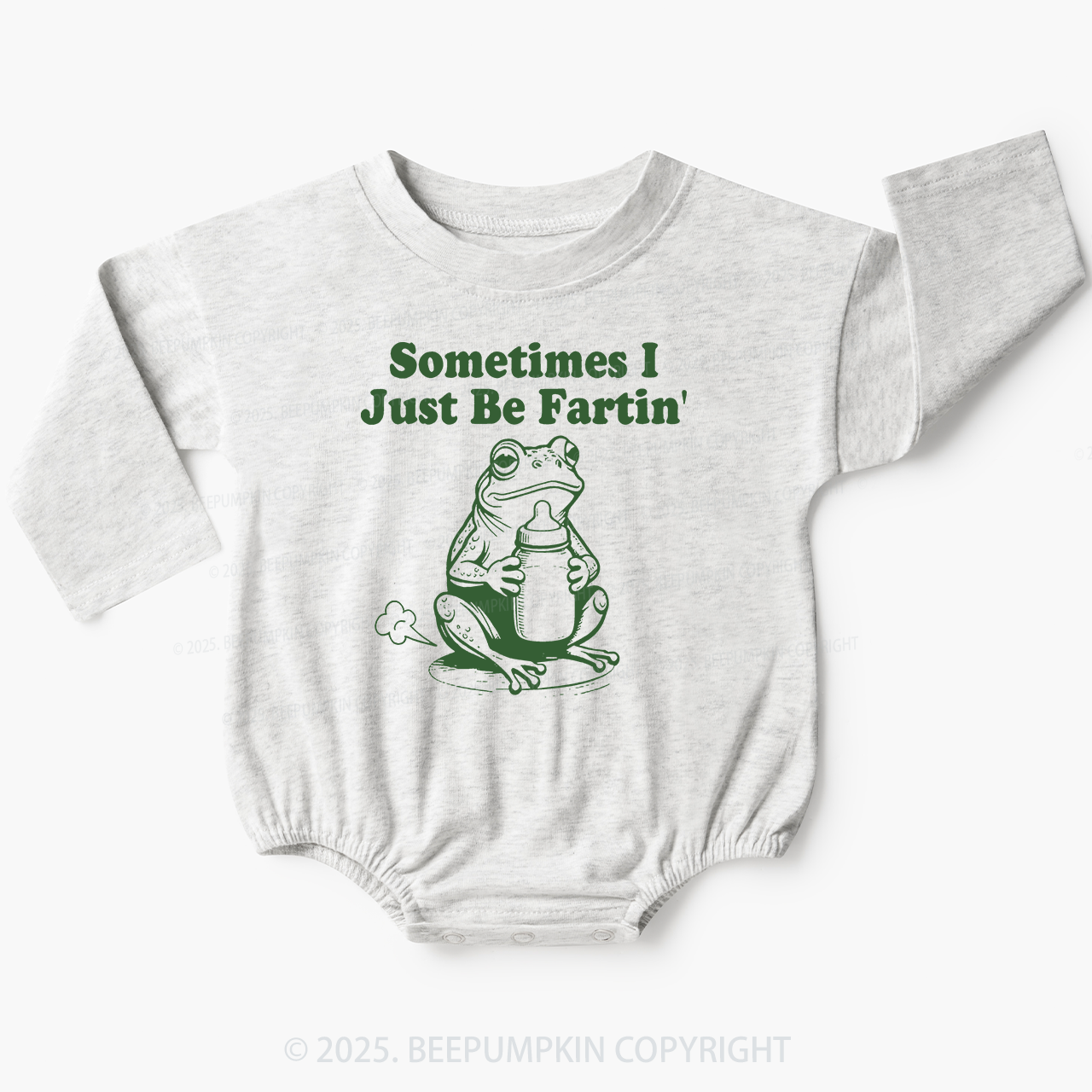 Fart Joke Sometimes I Just Be Fartin Baby Bubble Romper Beepumpkin