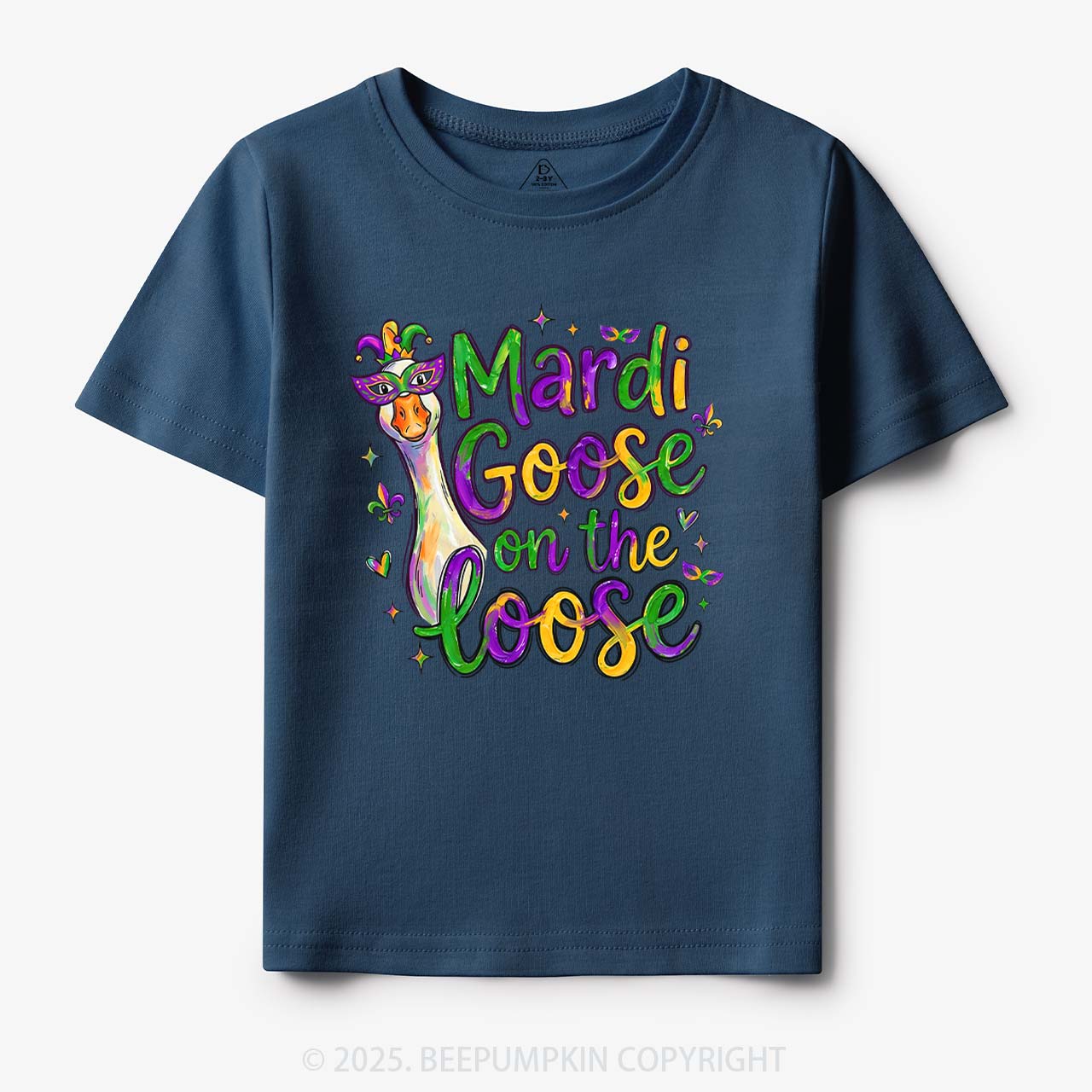 Mardi Gras Goose Toddler&Kid's Tees Beepumpkin