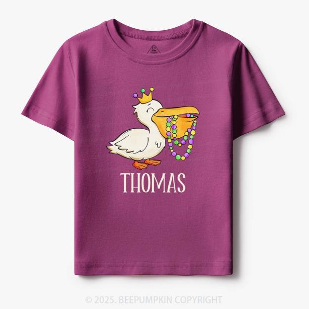 Personalized Louisiana Pelican Toddler&Kid's Tees Beepumpkin