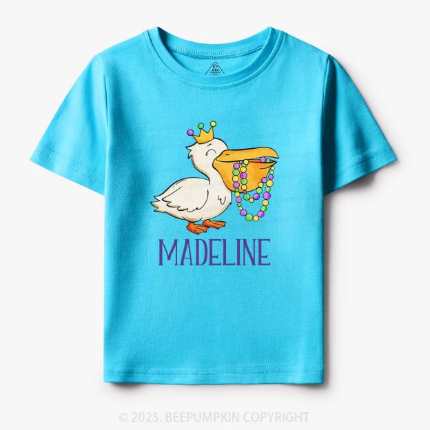Personalized Louisiana Pelican Toddler&Kid's Tees Beepumpkin