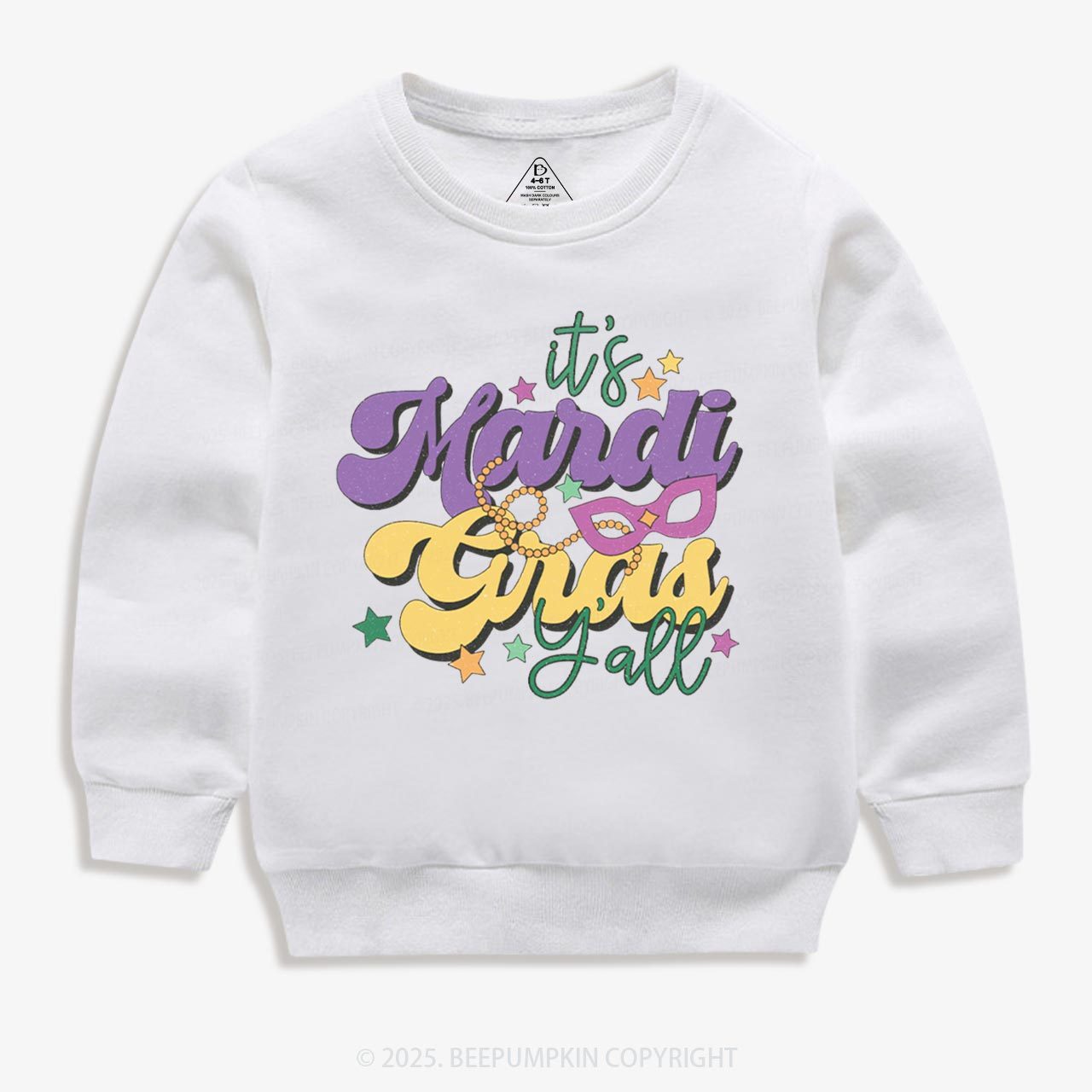It's Mardi Gras Y'all Kid's Sweatshirt