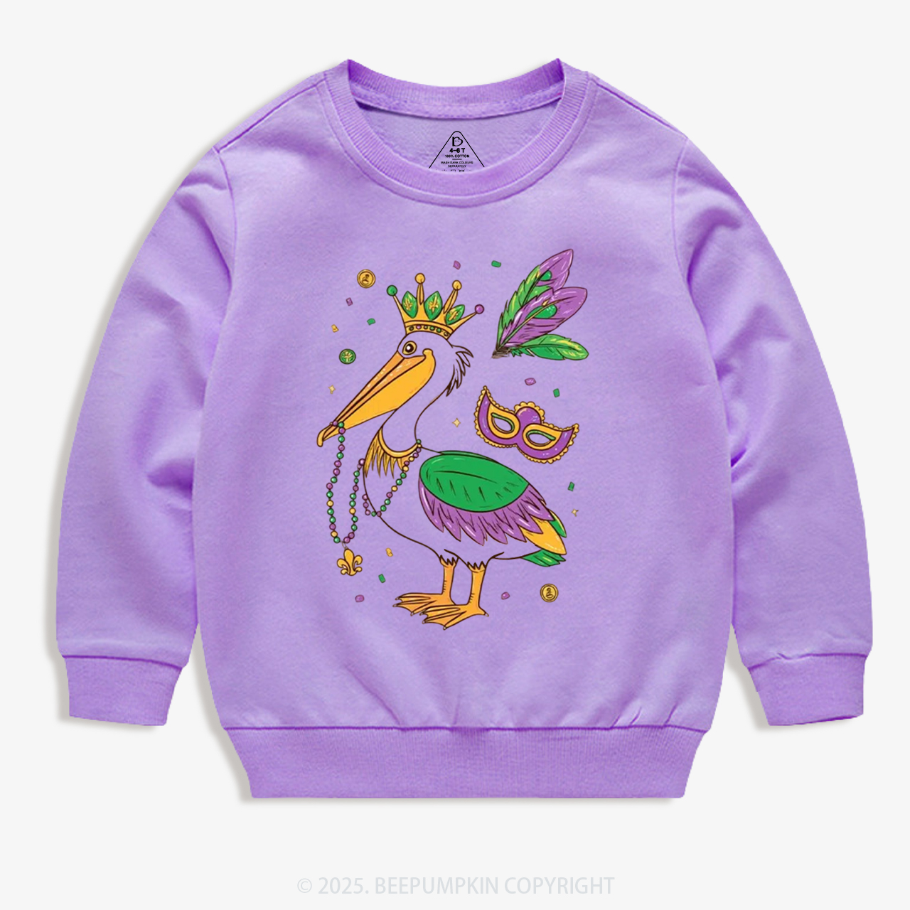 Beads & Feathers Fun Kid's Sweatshirt