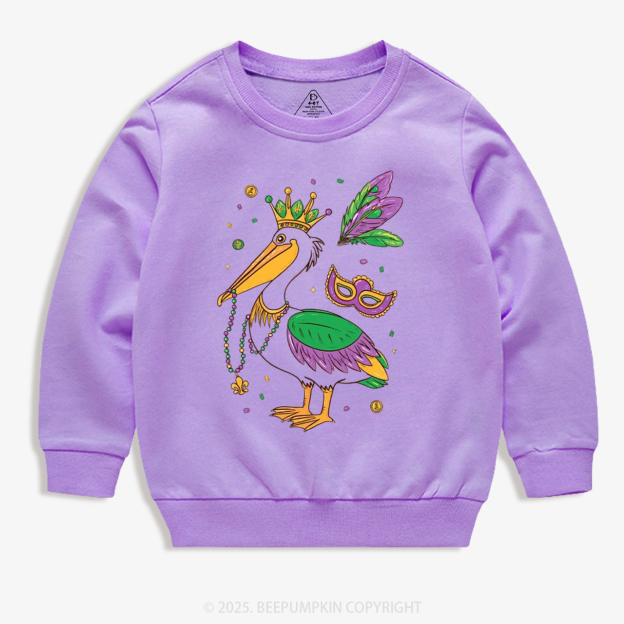 Beads & Feathers Fun Kid's Sweatshirt