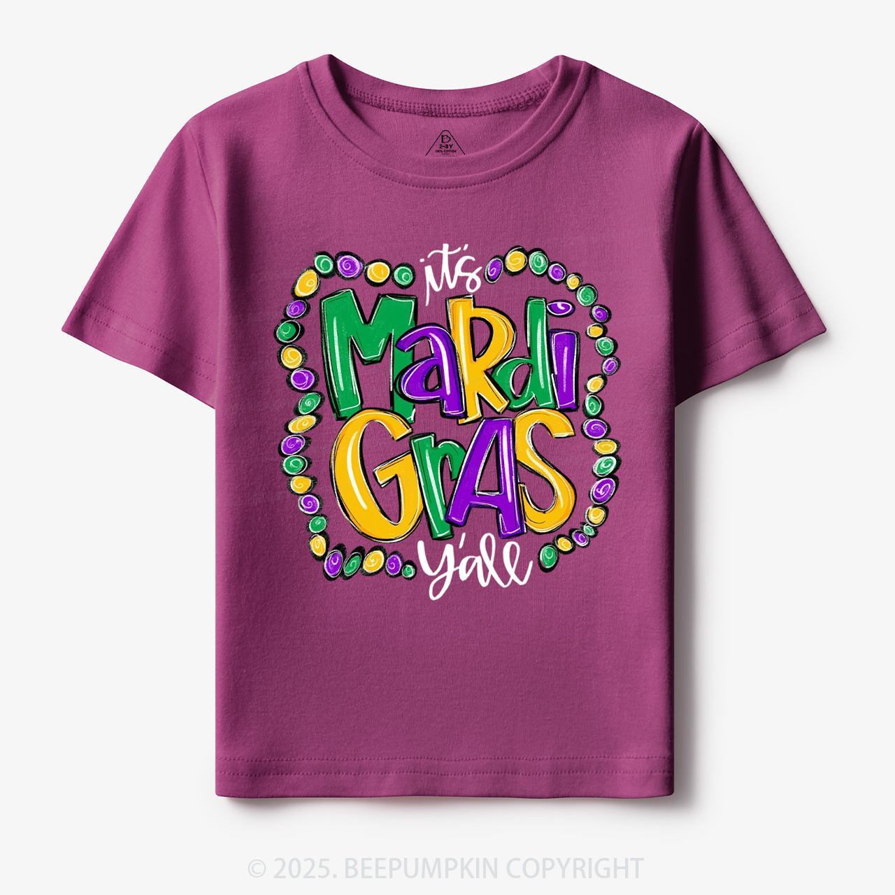 It’s Mardi Gras Y’all! Toddler&Kid's Tees Beepumpkin