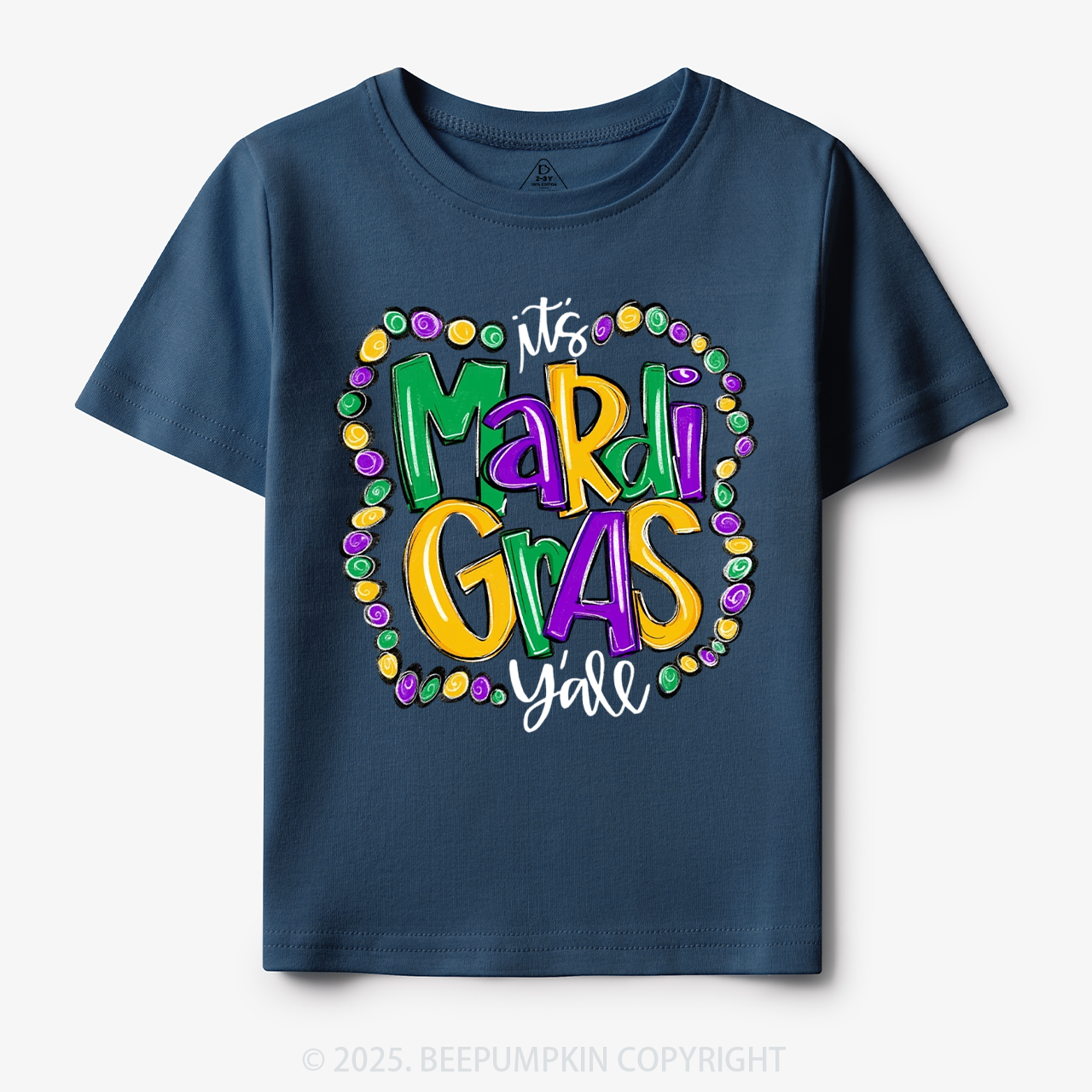 It’s Mardi Gras Y’all! Toddler&Kid's Tees Beepumpkin