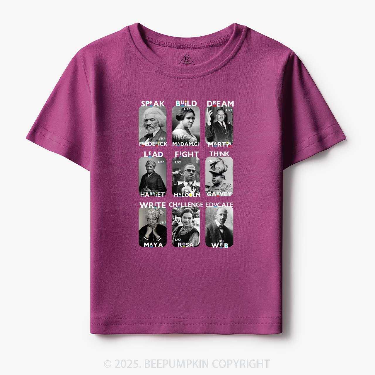 Inspired By Black History Toddler&Kid's Tees Beepumpkin