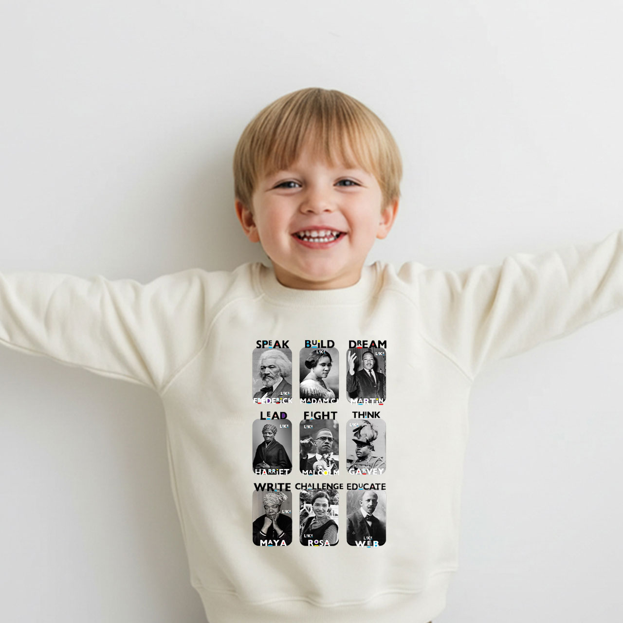 Inspired By Black History Kid's Sweatshirt