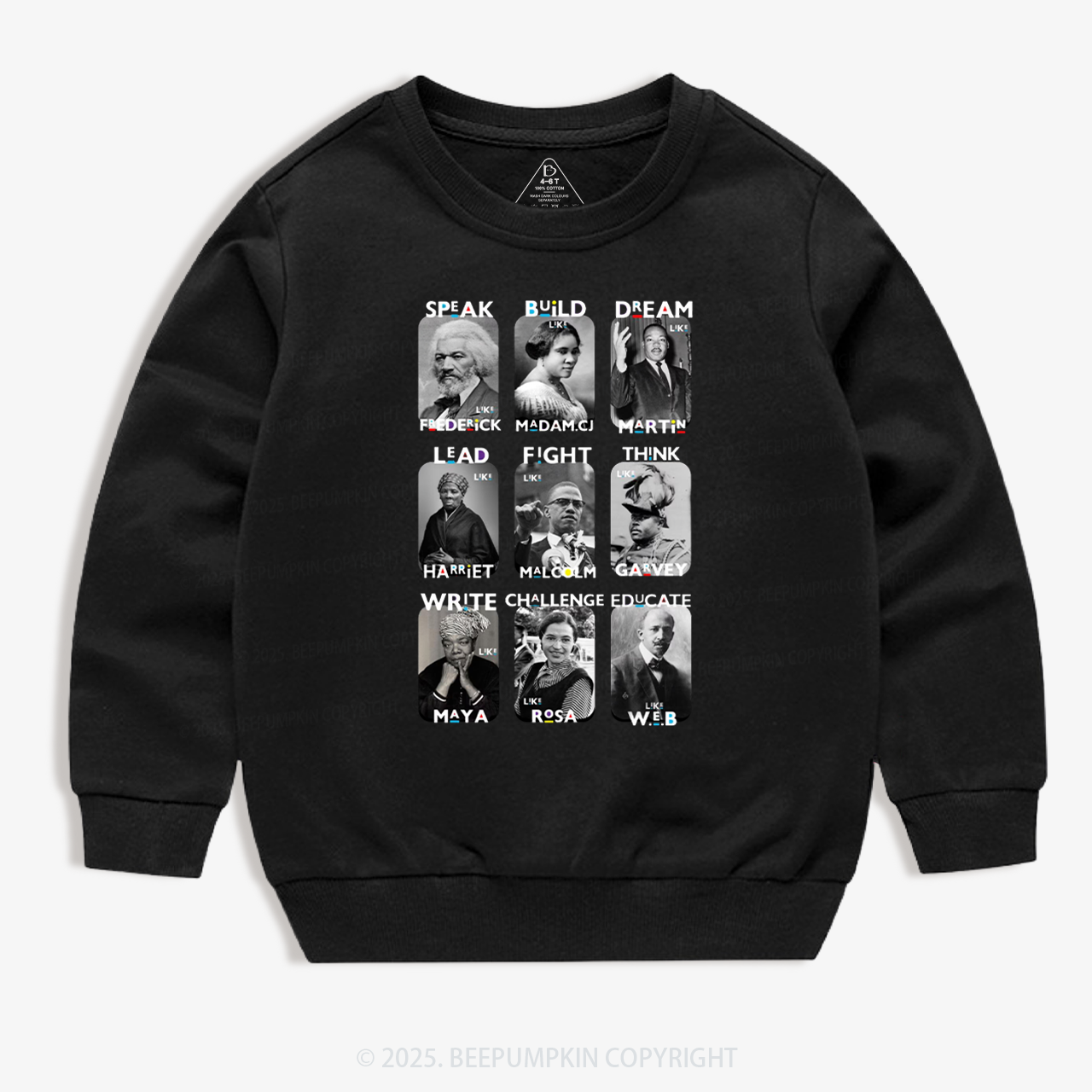 Inspired By Black History Kid's Sweatshirt