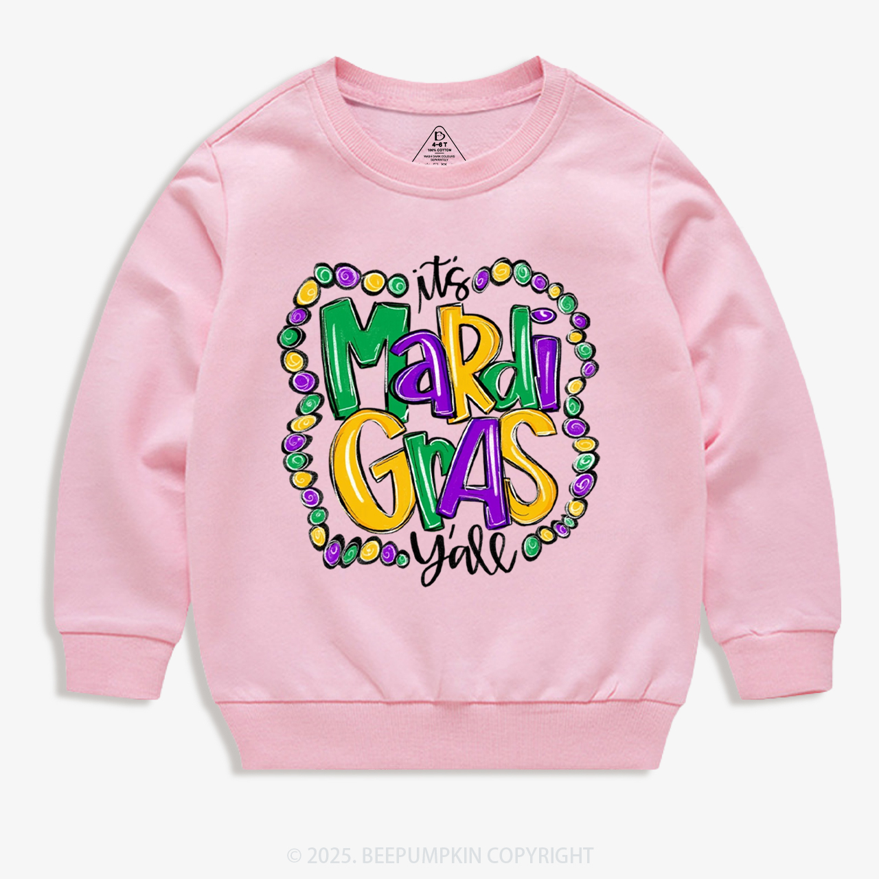 It's Mardi Gras Y'all Kid's Sweatshirt