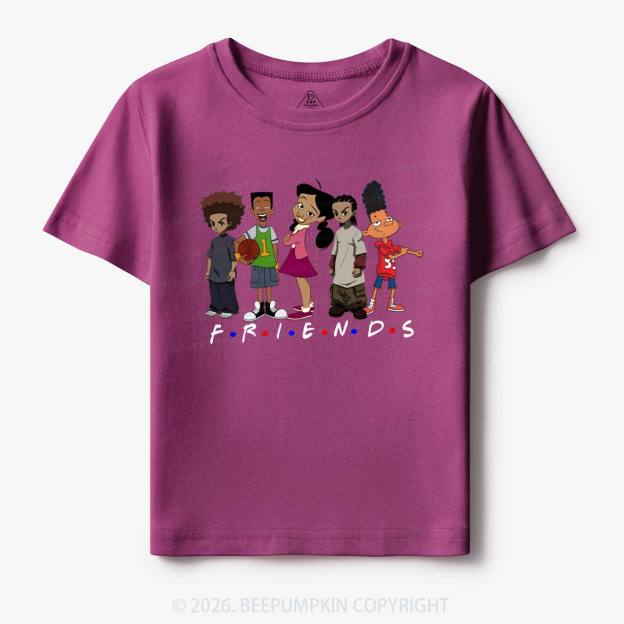 Black Cartoon Characters Toddler&Kid's Tees Beepumpkin