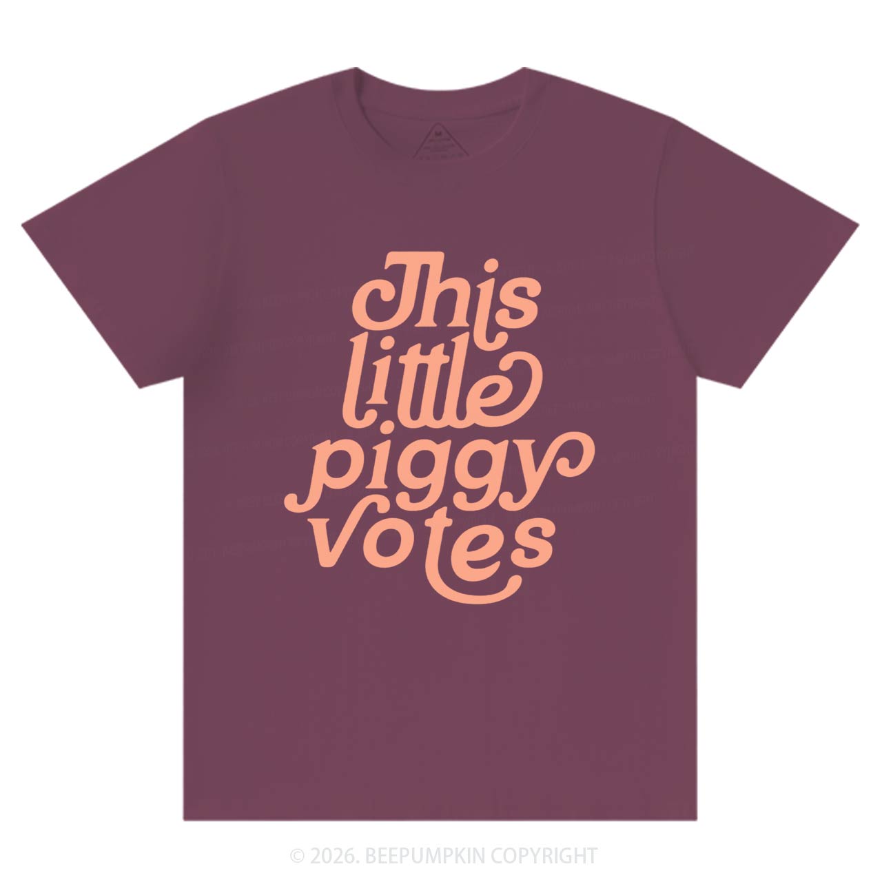 This Little Piggy Votes T-Shirts Beepumpkin