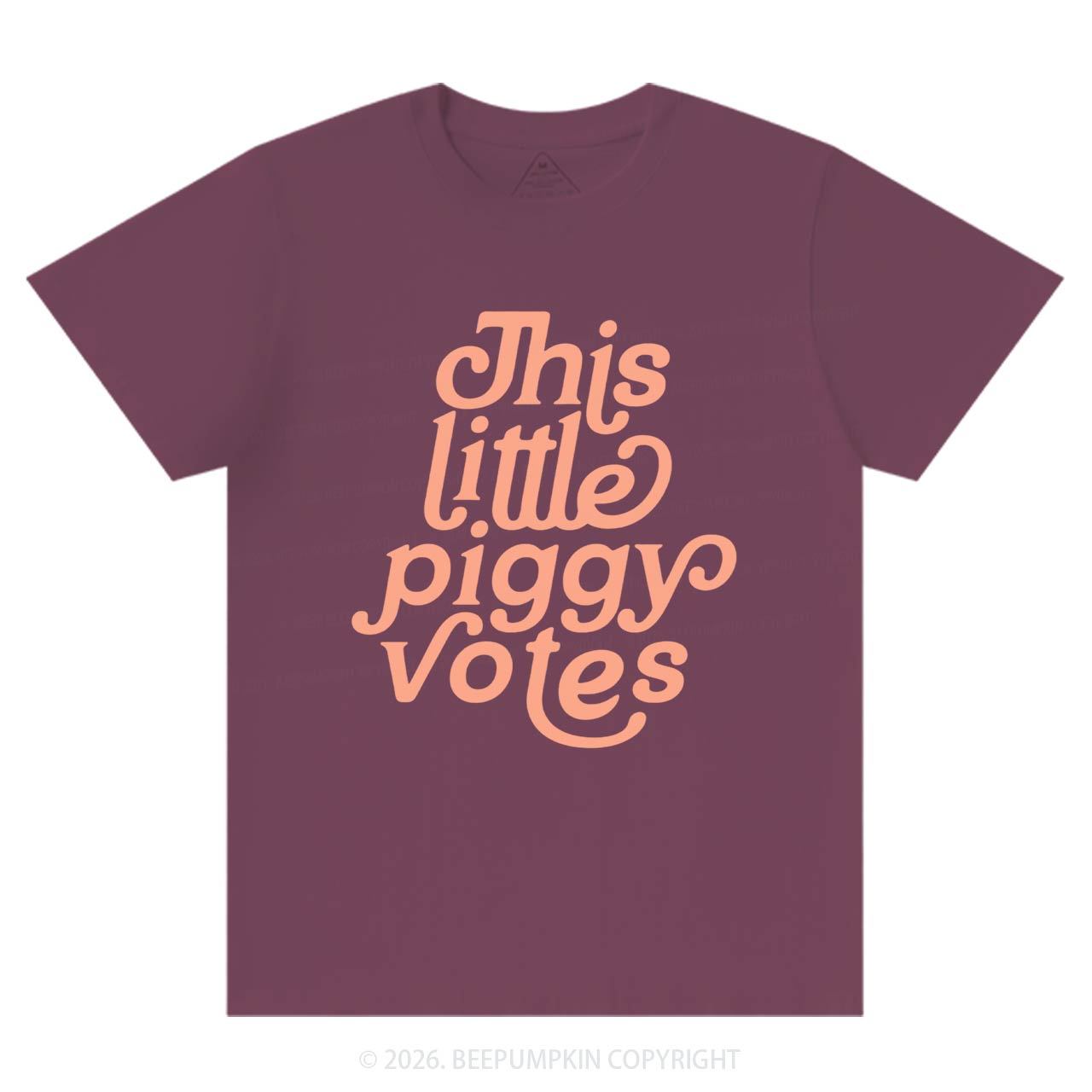 This Little Piggy Votes T-Shirts Beepumpkin