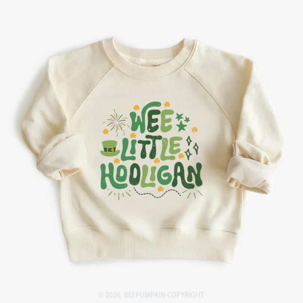 Wee Little Hooligan St. Patrick's Day Kid's Sweatshirt