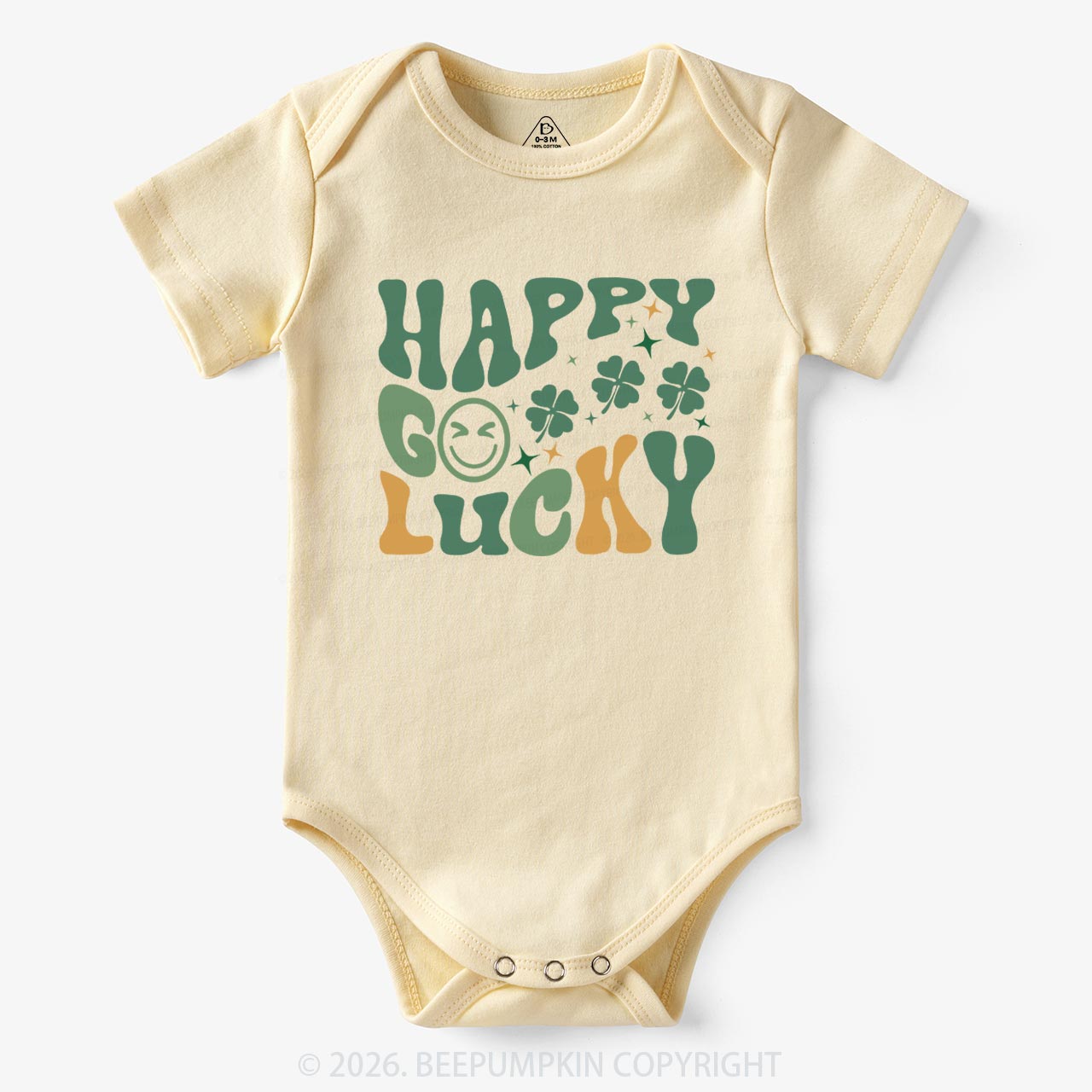 Happy Go Lucky Retro Bodysuit