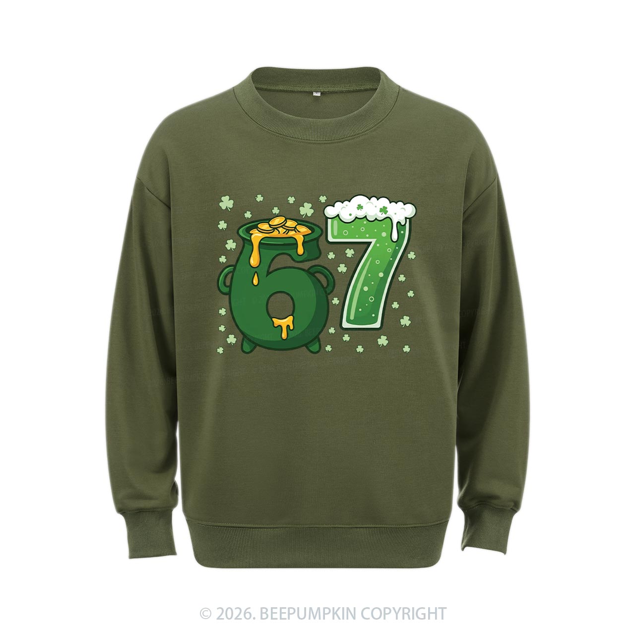 Six Seven St Patrick's Day Aldult Sweatshirt