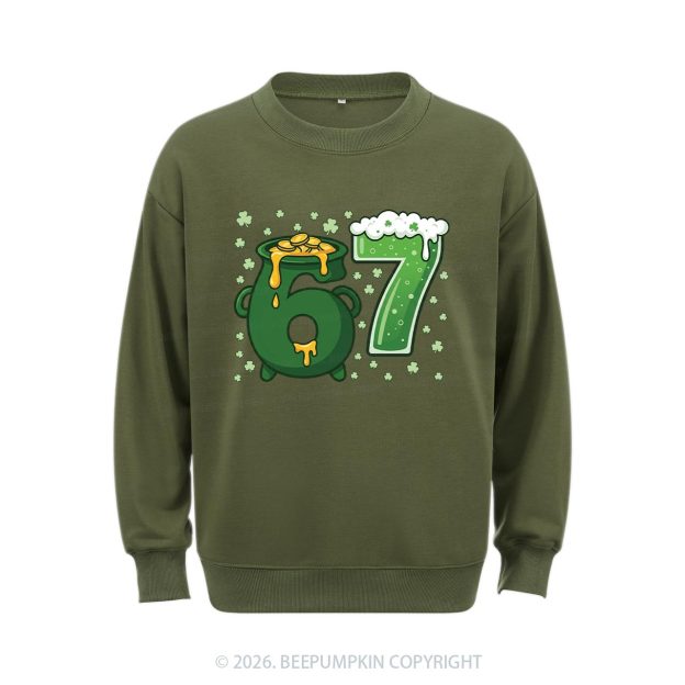 Six Seven St Patrick's Day Aldult Sweatshirt