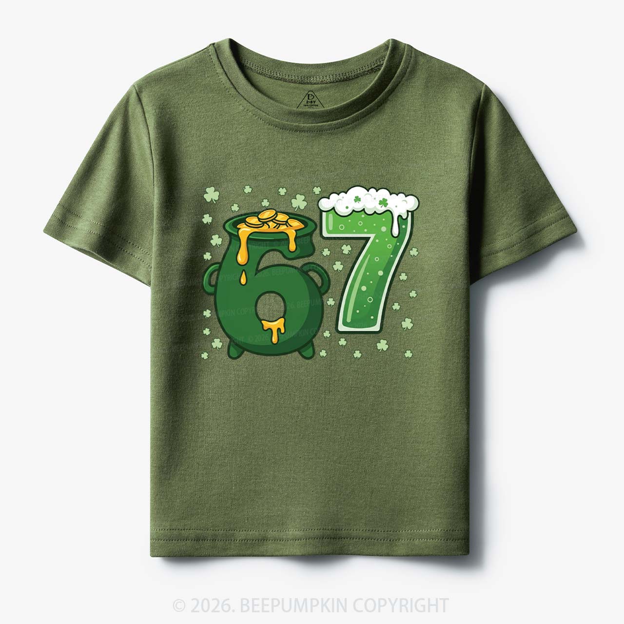 Six Seven St Patrick's Day Toddler&Kid's Tees Beepumpkin