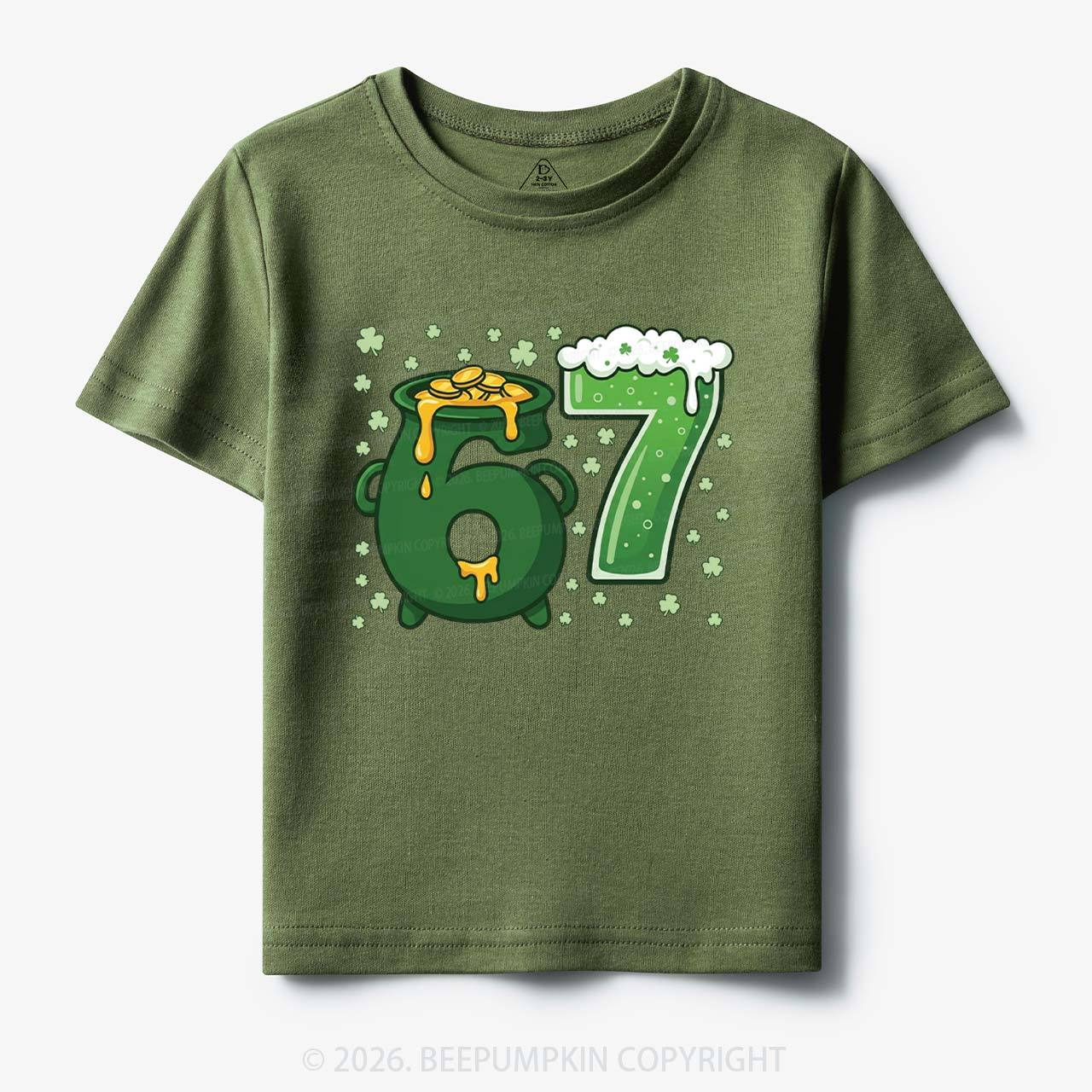 Six Seven St Patrick's Day Toddler&Kid's Tees Beepumpkin