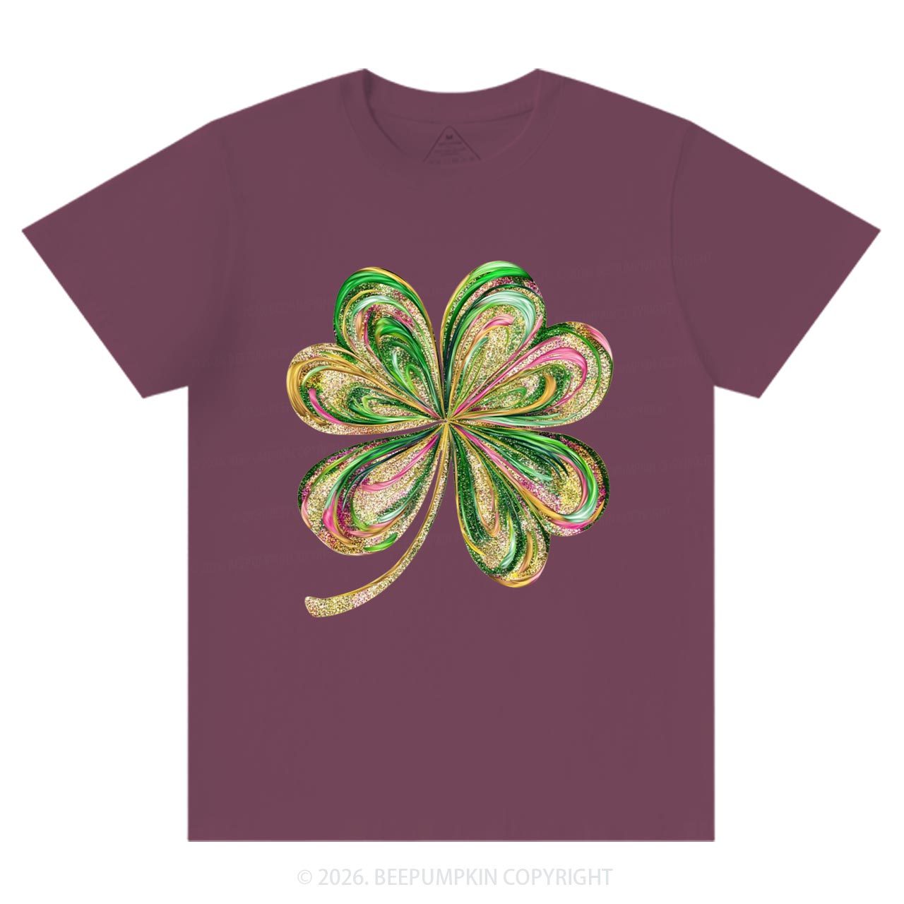 Retro Lucky Shamrock St Patrick's Day T-Shirts Beepumpkin