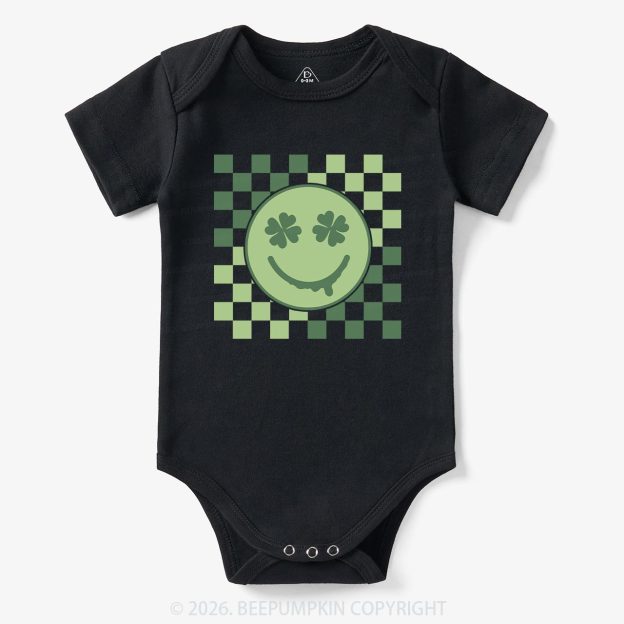 Retro Clover St.Patricks Day Bodysuit