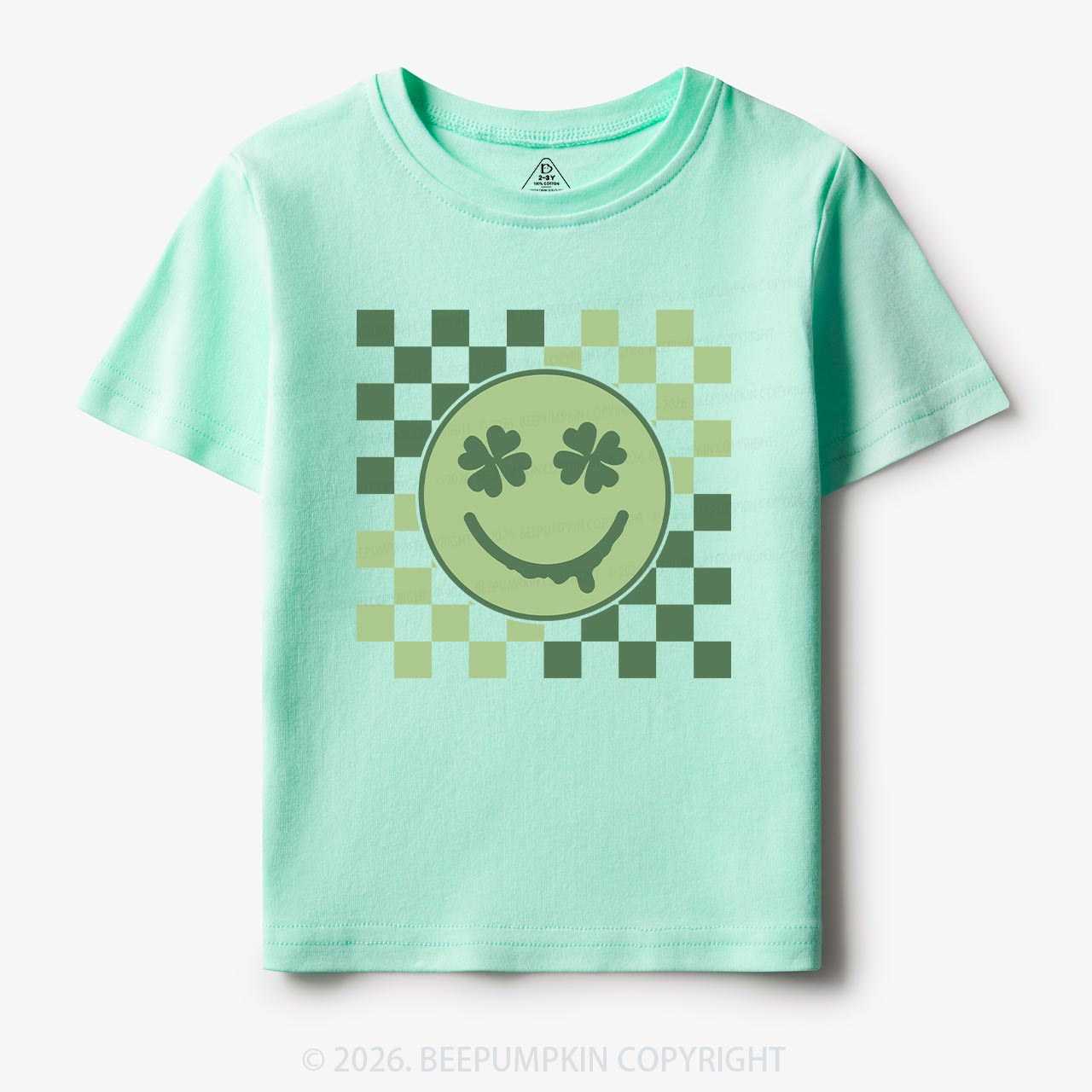 Retro Clover St.Patricks Day Toddler&Kid's Tees Beepumpkin