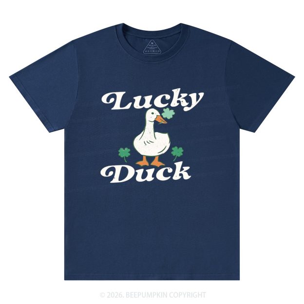 Lucky Duck St Patrick's Day T-Shirts Beepumpkin