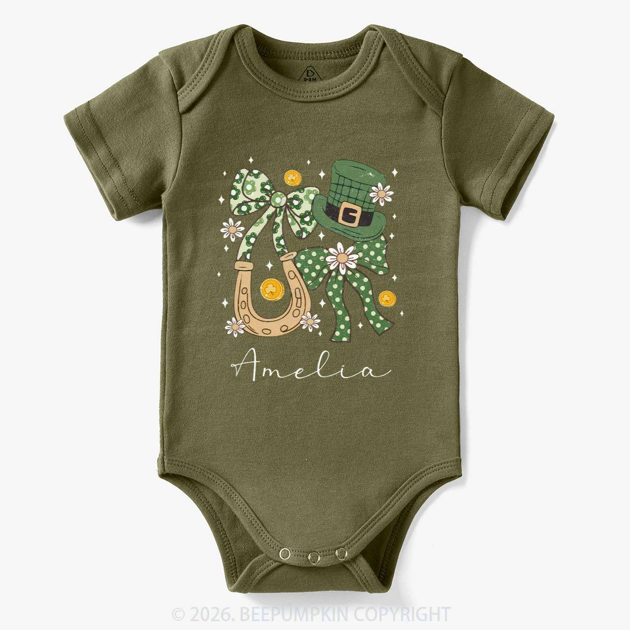 Floral Shamrock St Patrick’s Day Bodysuit