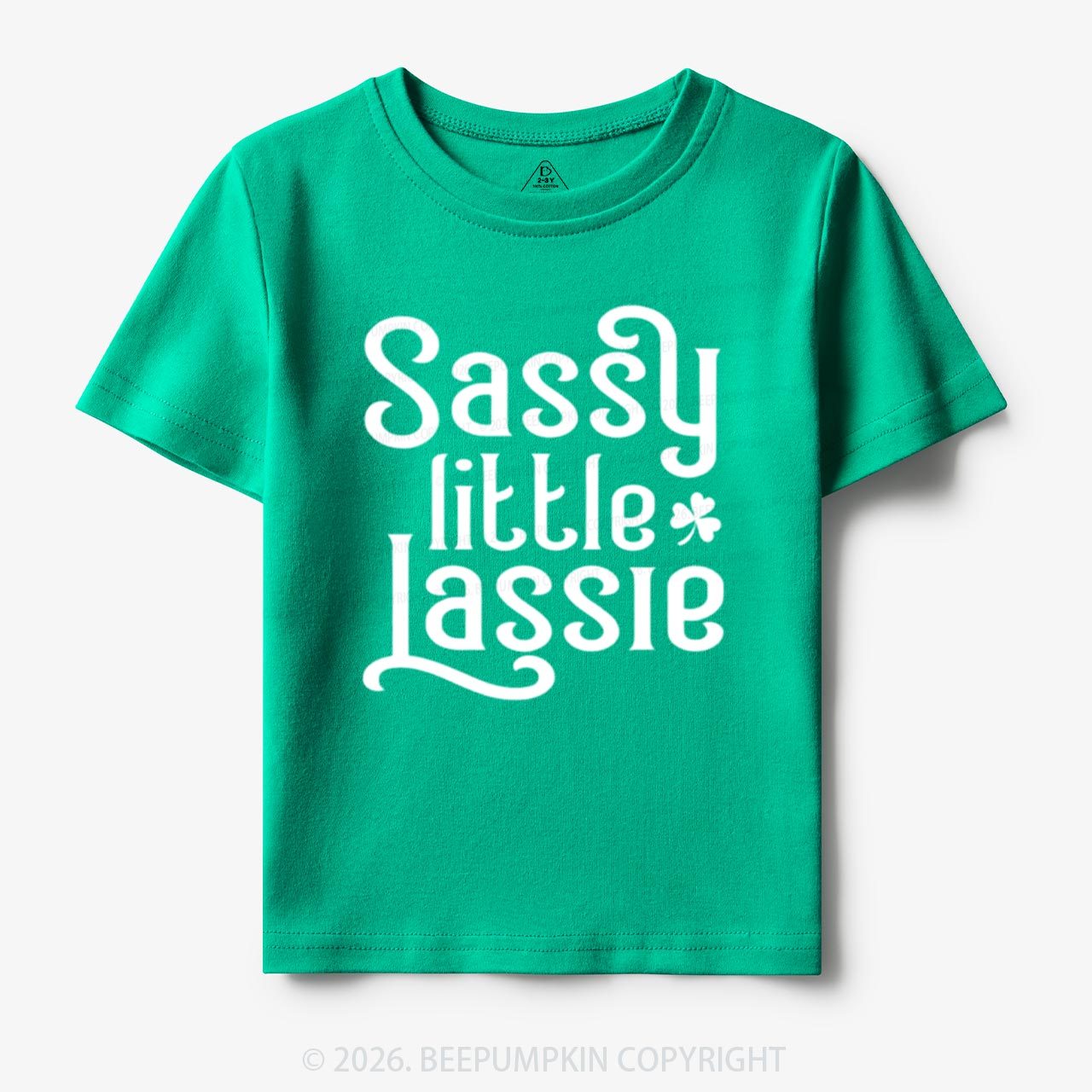 Sassy Little Lassie St. Patrick's Day Toddler&Kid's Tees Beepumpkin