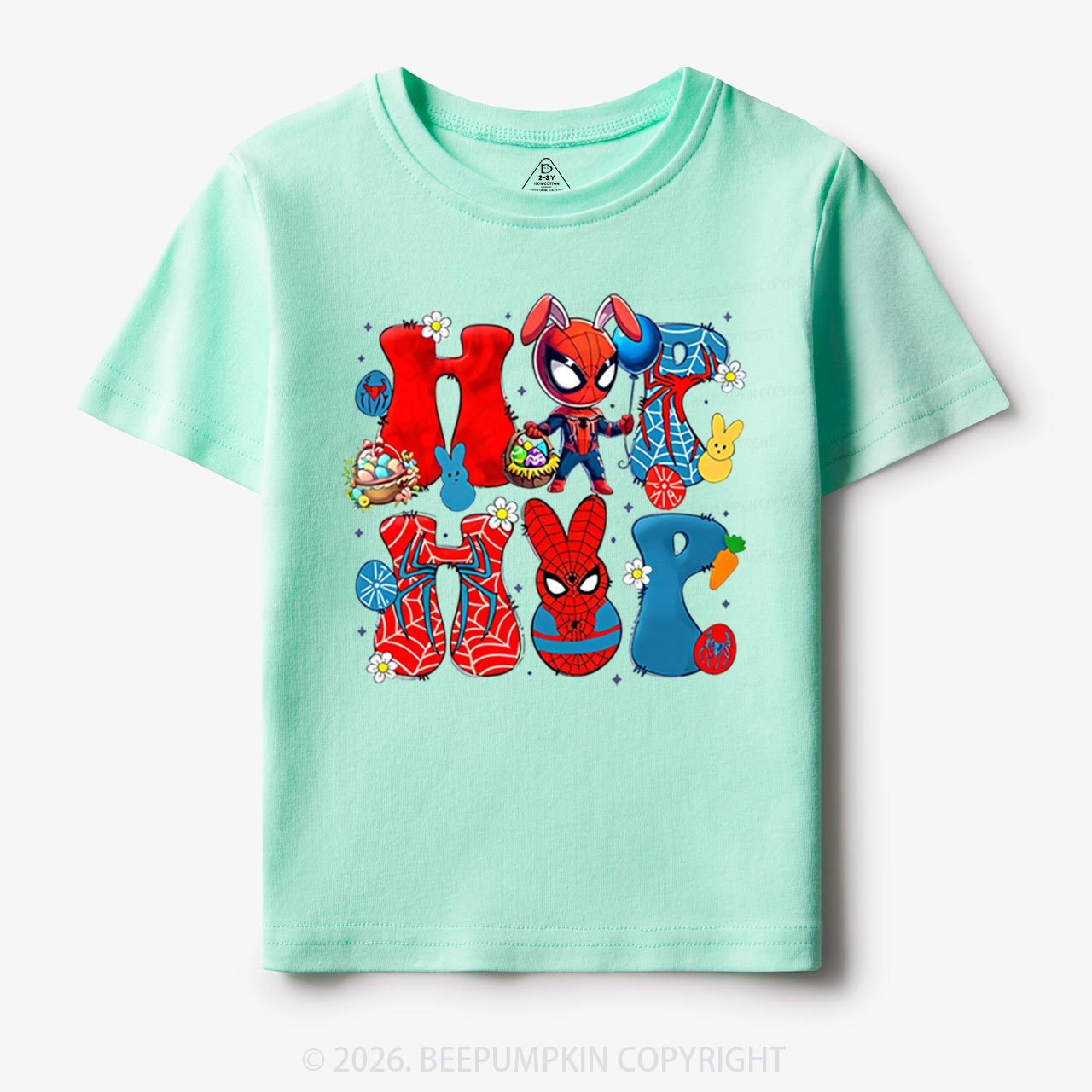 Cartoon Easter Bunny Toddler&Kid's Tees Beepumpkin