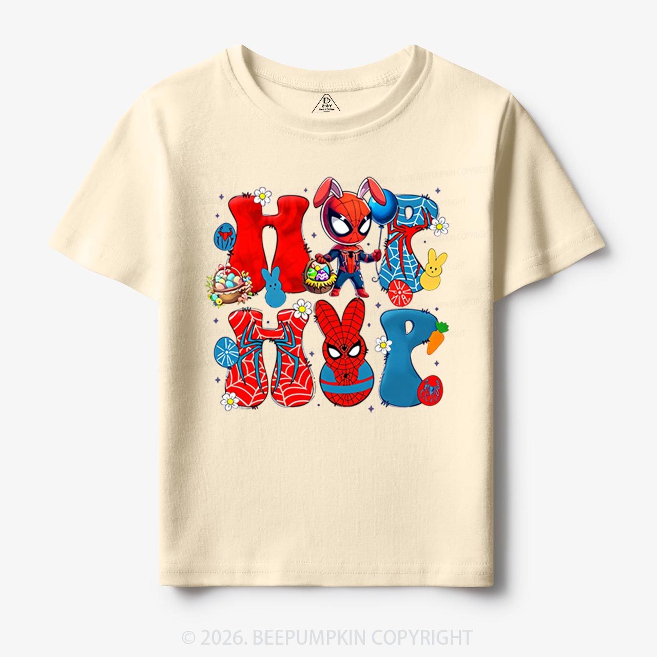 Cartoon Easter Bunny Toddler&Kid's Tees Beepumpkin