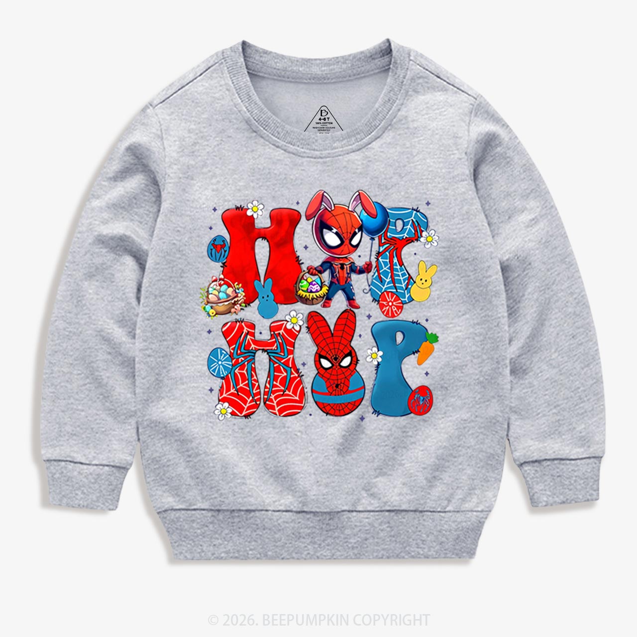 Cartoon Easter Bunny Kid's Sweatshirt