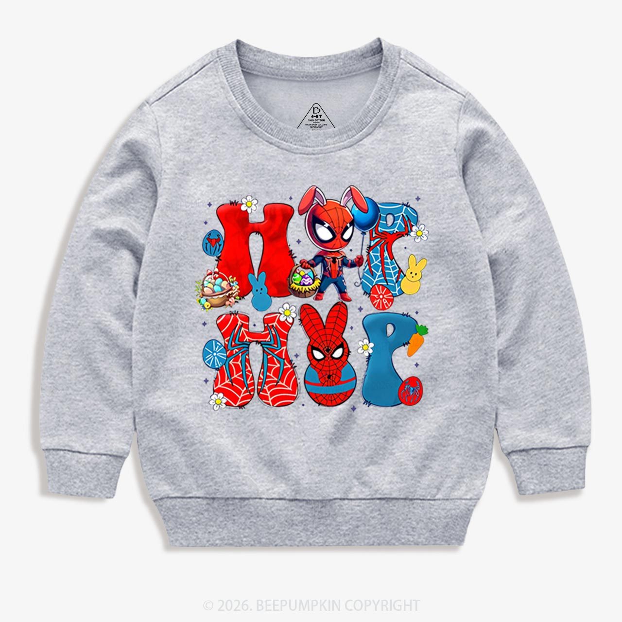 Cartoon Easter Bunny Kid's Sweatshirt