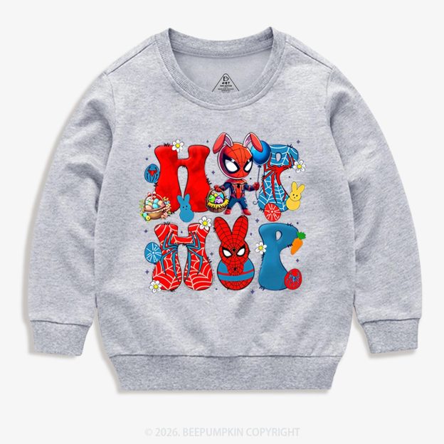 Cartoon Easter Bunny Kid's Sweatshirt