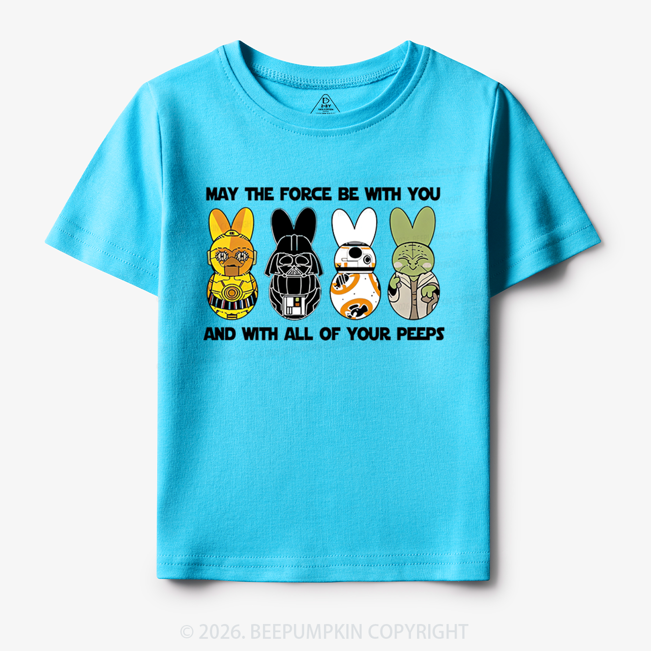 Bunny Ears Happy Easter Toddler&Kid's Tees Beepumpkin