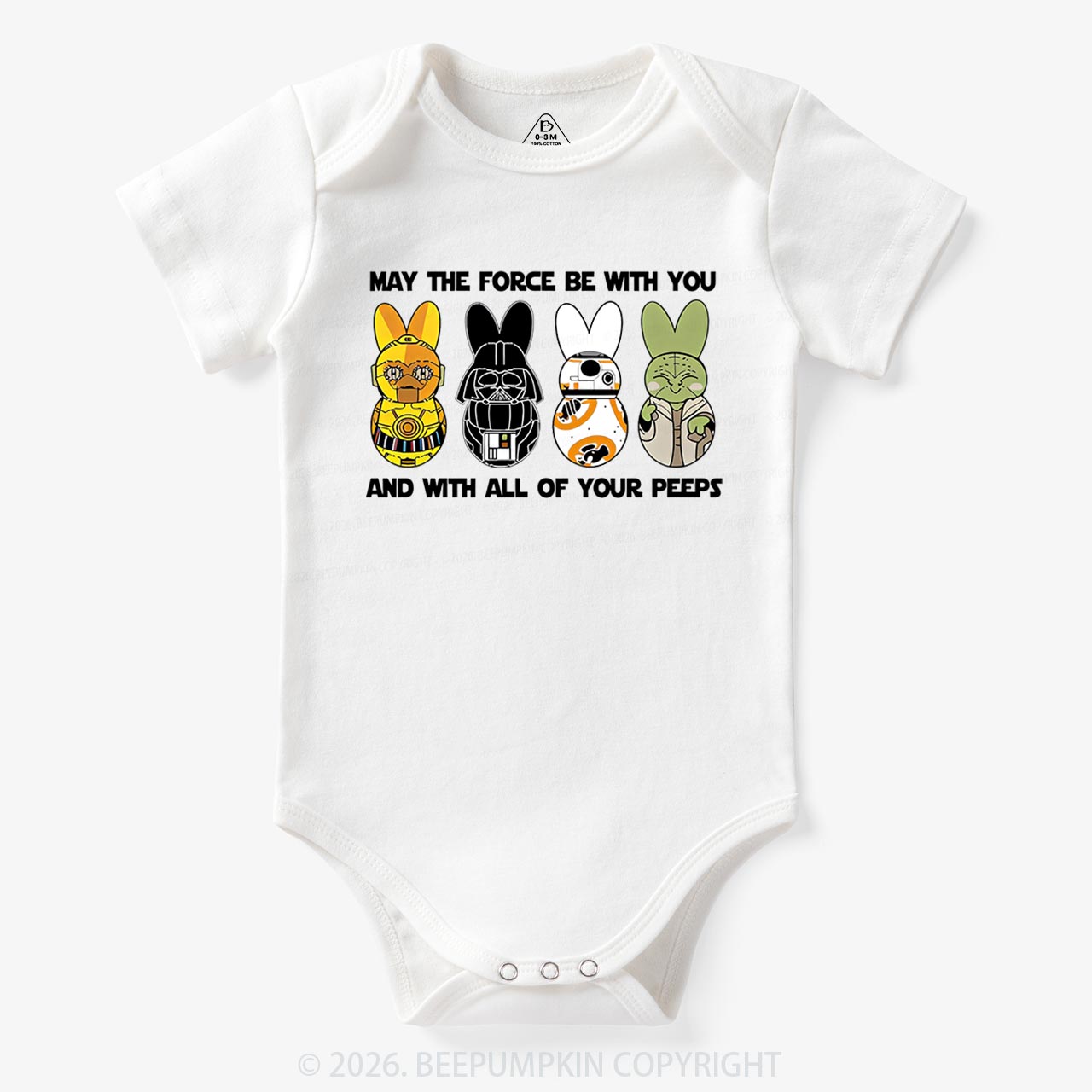Bunny Ears Happy Easter Bodysuit