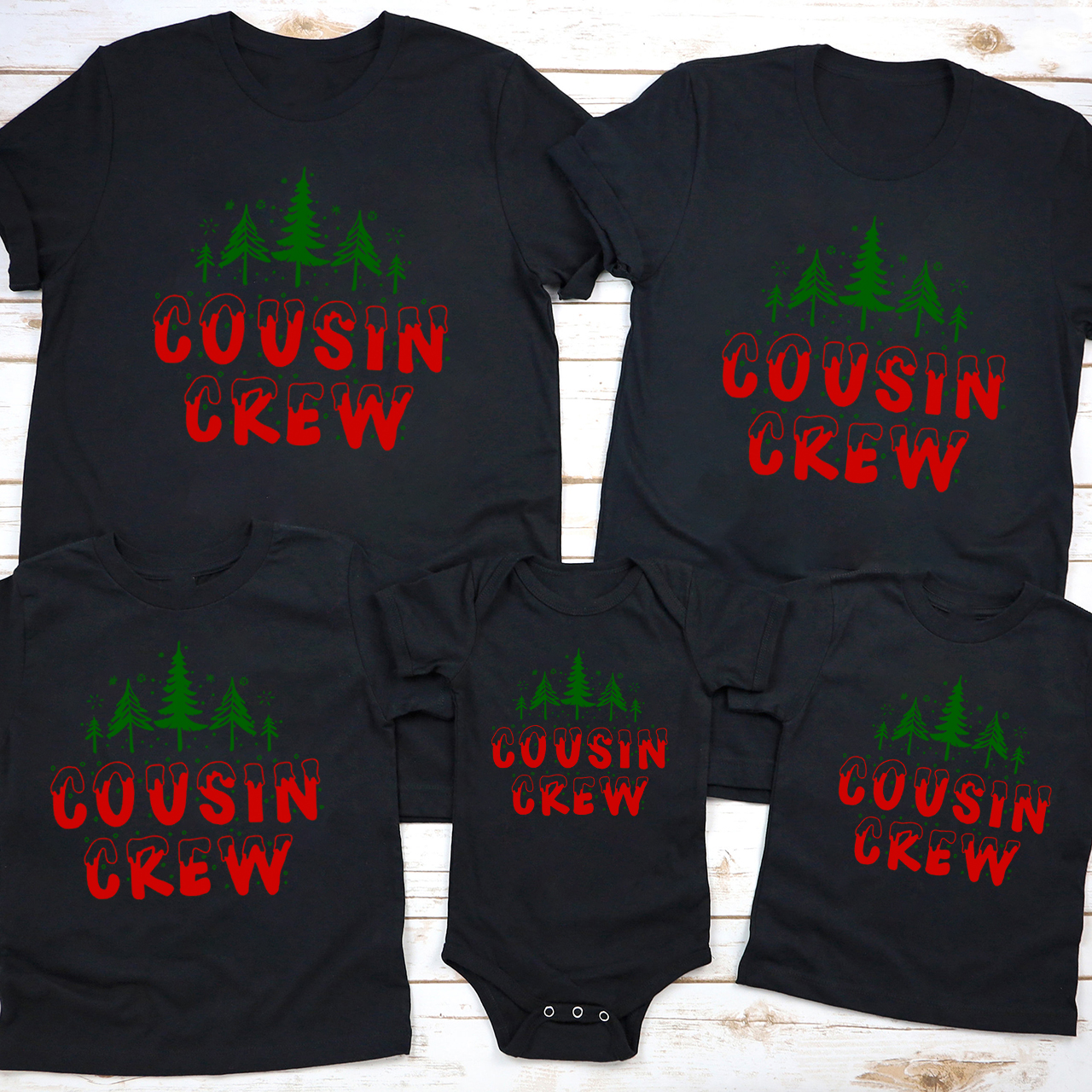 Cousin Crew Christmas Family Shirts
