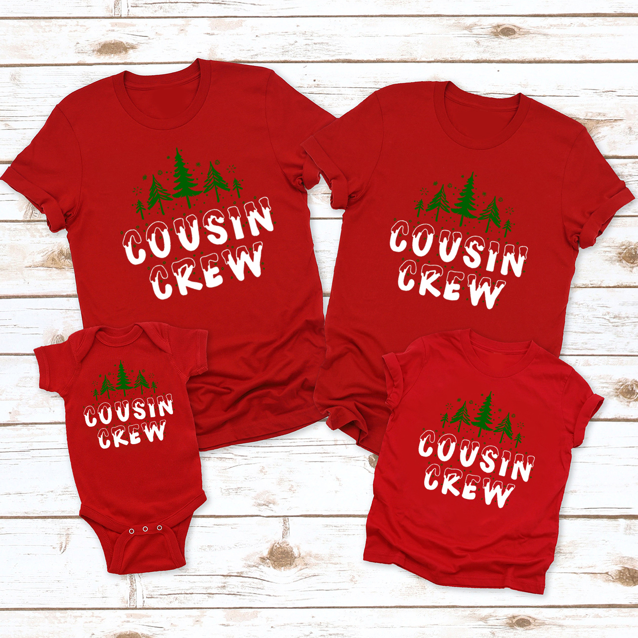 Cousin Crew Christmas Family Shirts