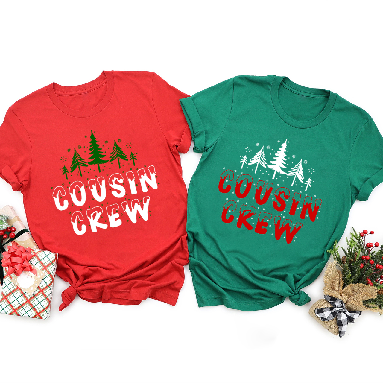 Cousin Crew Christmas Family Shirts