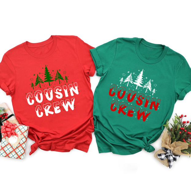 Cousin Crew Christmas Family Shirts