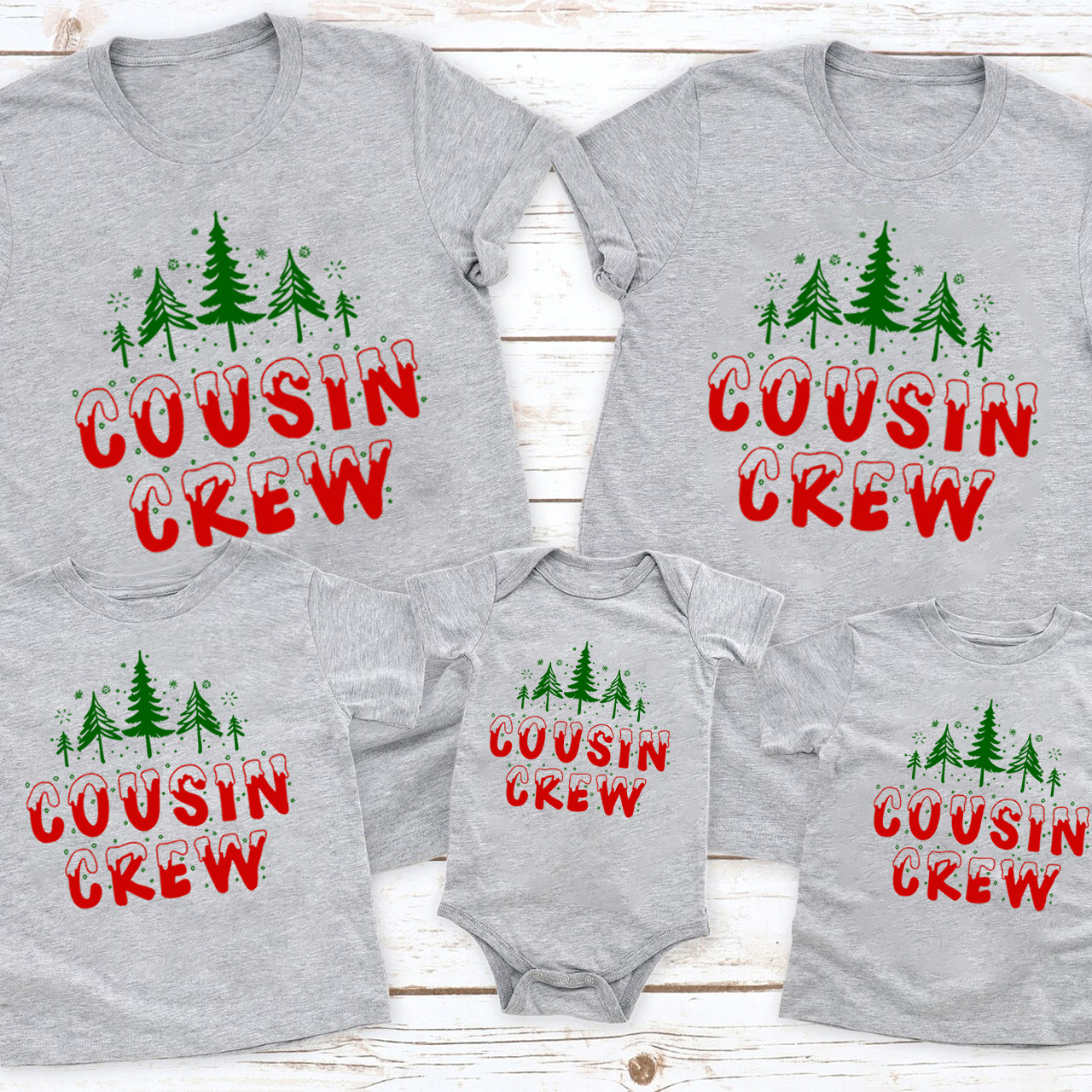 Cousin Crew Christmas Family Shirts