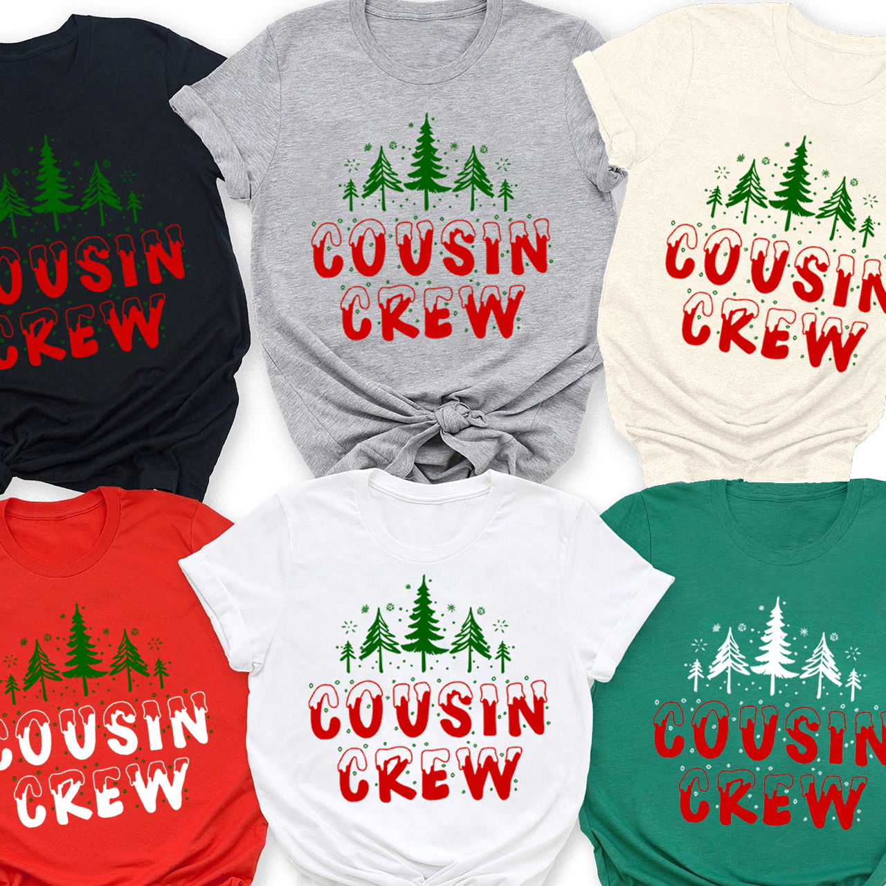 Cousin Crew Christmas Family Shirts