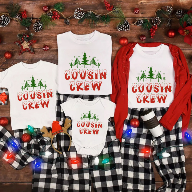 Cousin Crew Christmas Family Shirts
