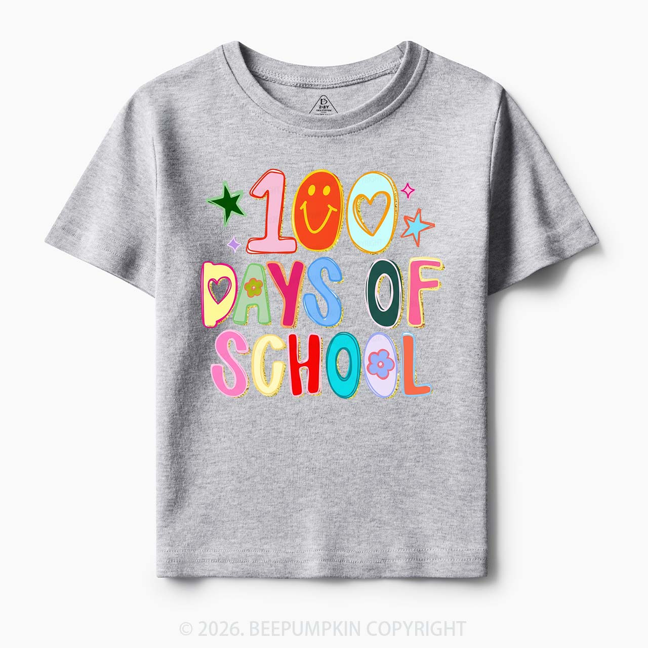 Color Pop 100 Days Brighter Toddler&Kid's Tees