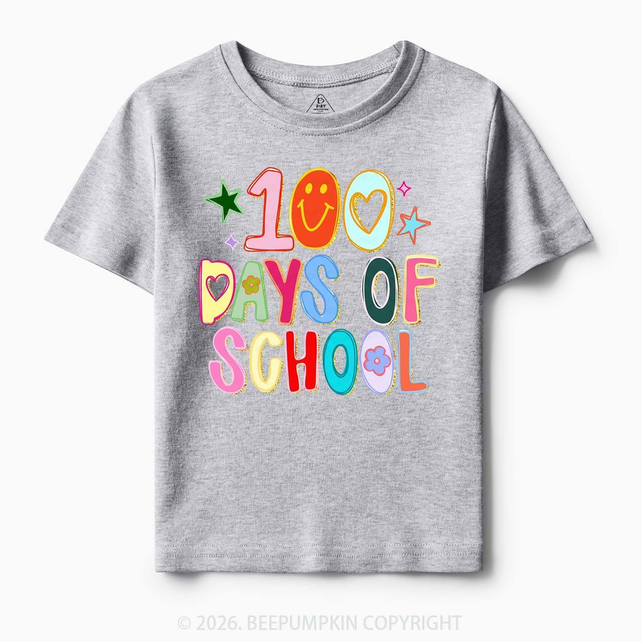 Color Pop 100 Days Brighter Toddler&Kid's Tees