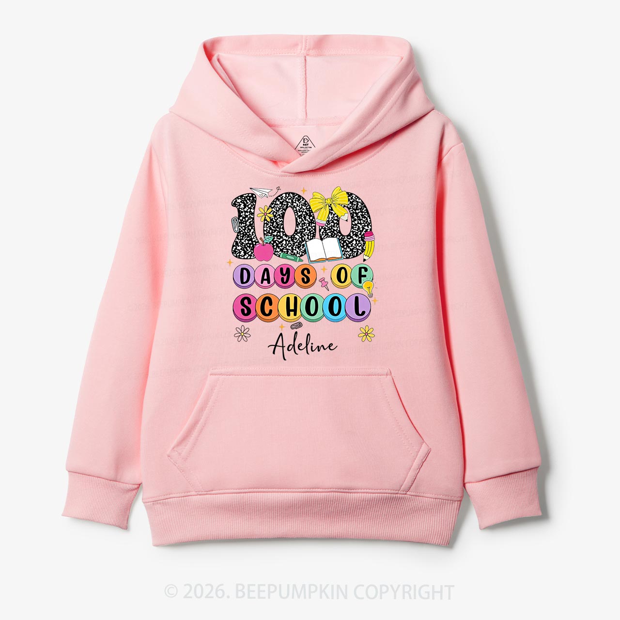 Personalized 100 Days Smarter and Sweeter Toddler&Kid's Hoodies